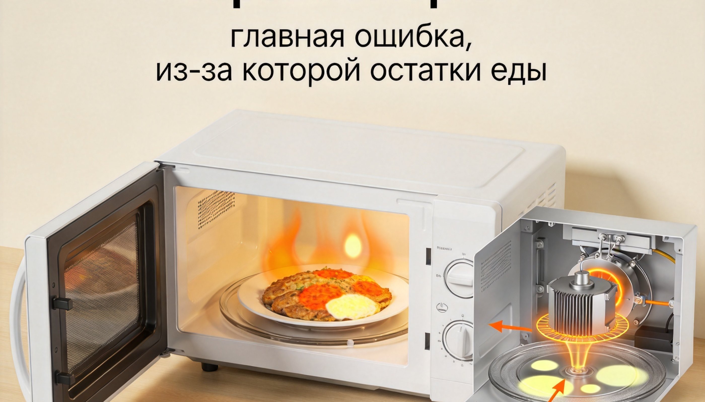 Микроволновка нагревает неравномерно: главная ошибка, из-за которой остатки еды остаются опасными