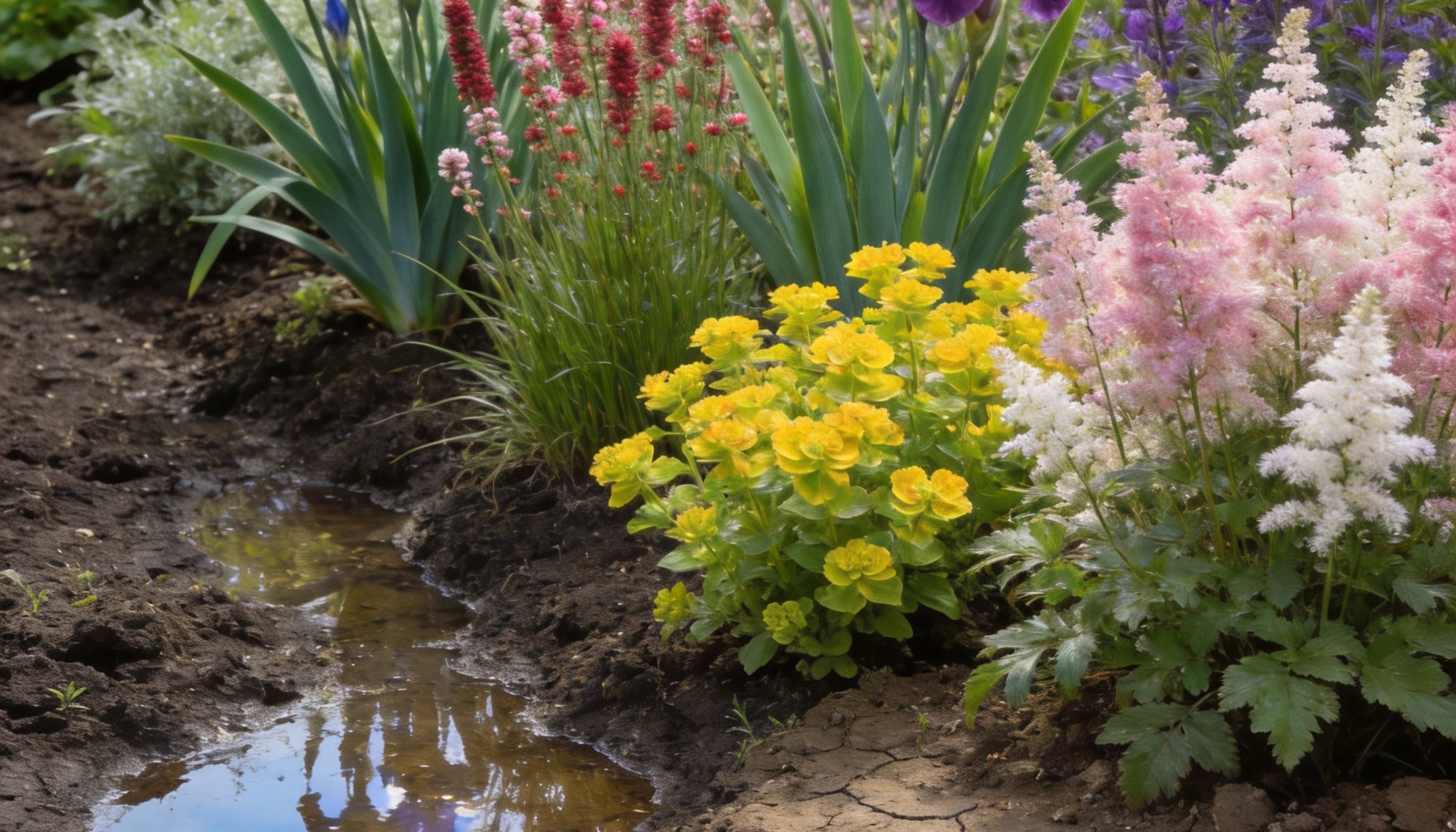 Многолетники для сложных участков: что посадить там, где весной стоит вода, а летом земля трескается от жары