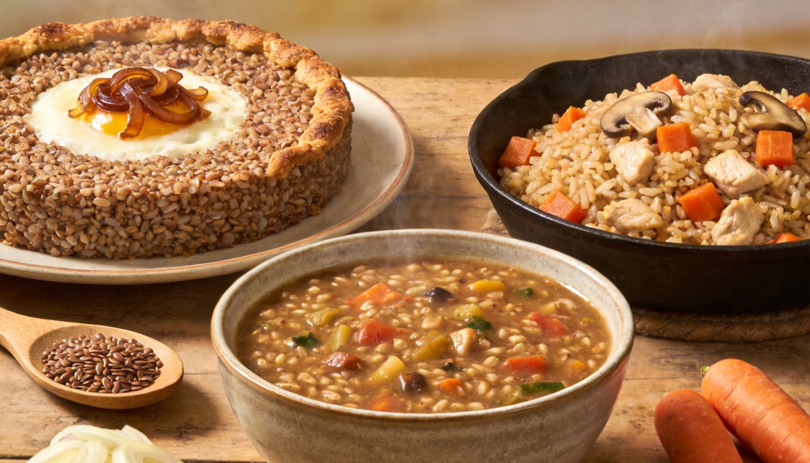 Гречка, рис и перловка без скуки: сытные ужины из простых продуктов, которые не бьют по бюджету