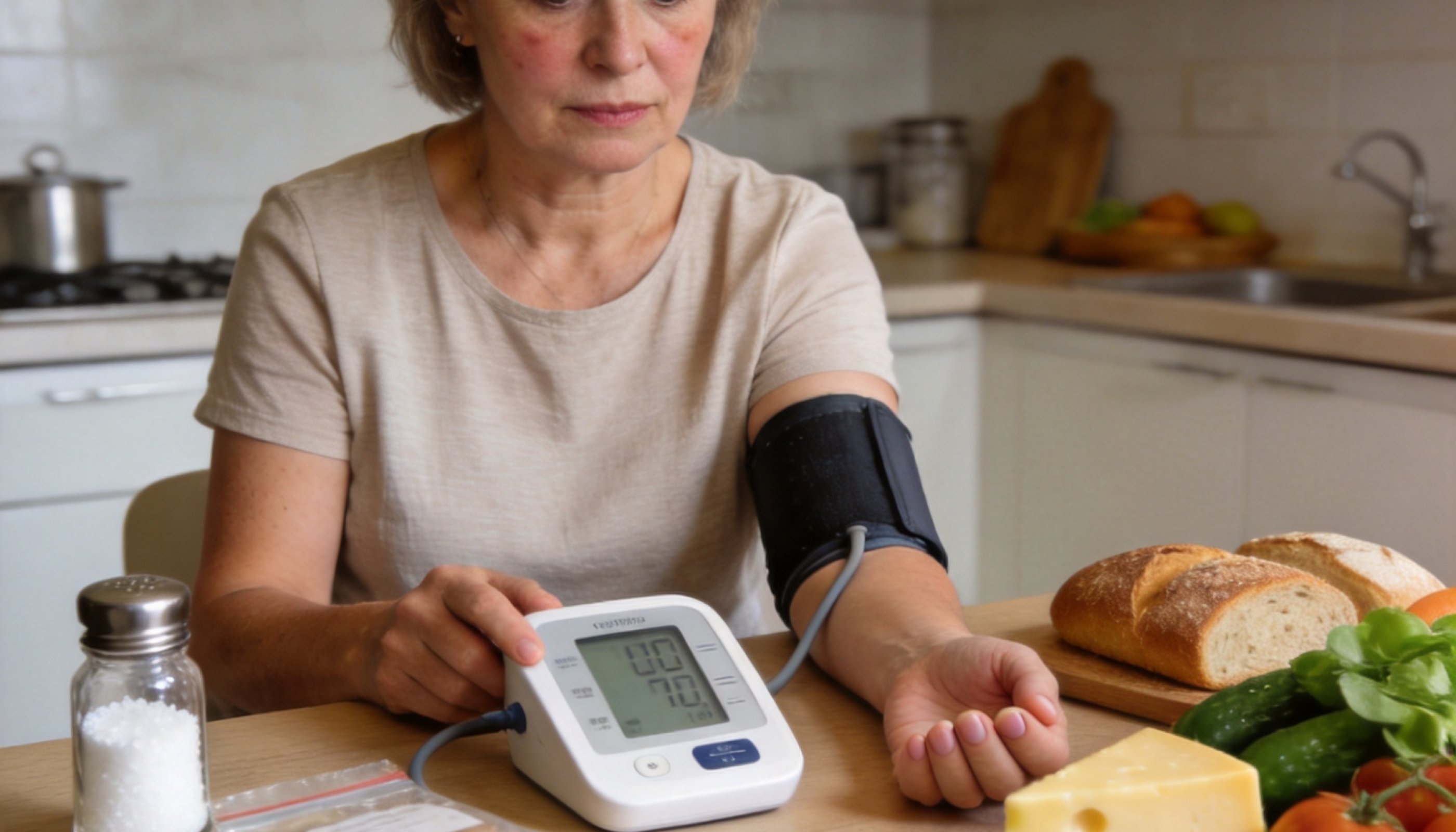 Соль после 50: сколько натрия безопасно для давления и отеков