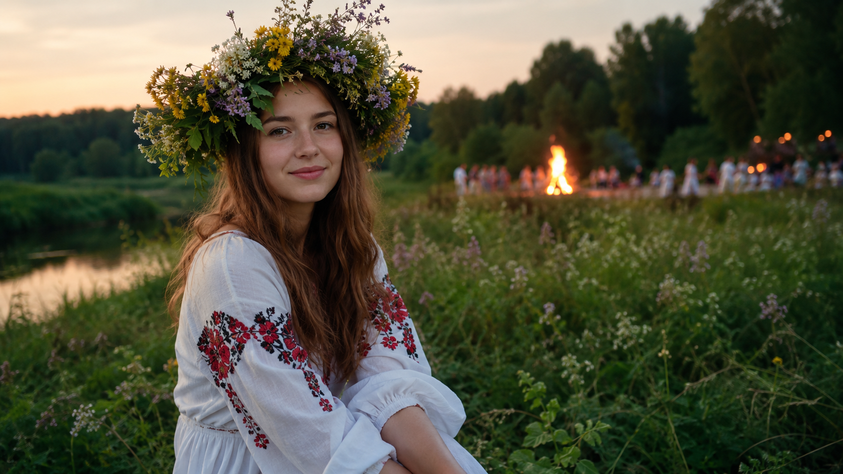 Девушка сидит 7 июля в самый важный день для примет