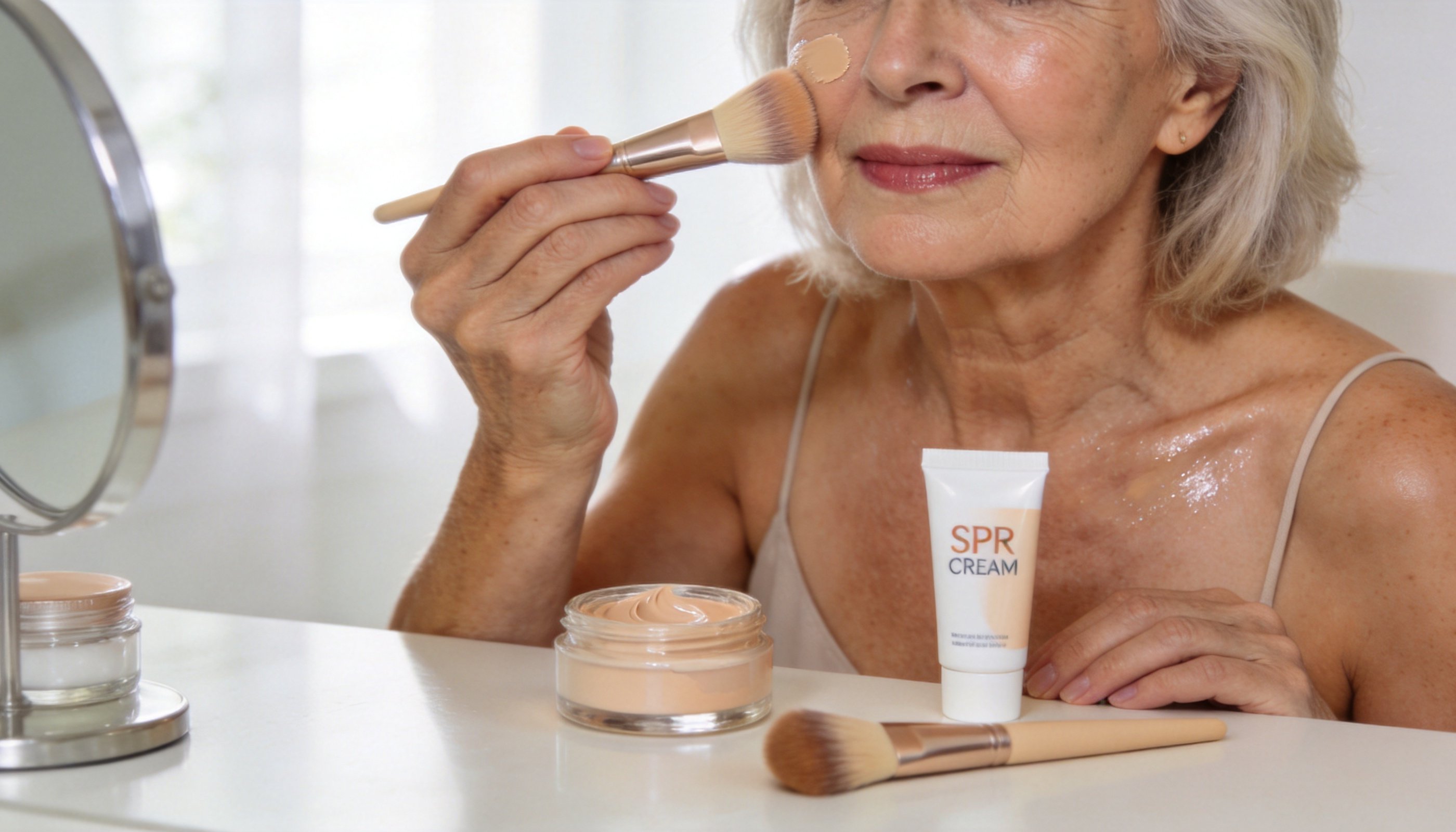 Почему увлажнение и SPF важнее плотного тона &mdash; что важно знать после 60