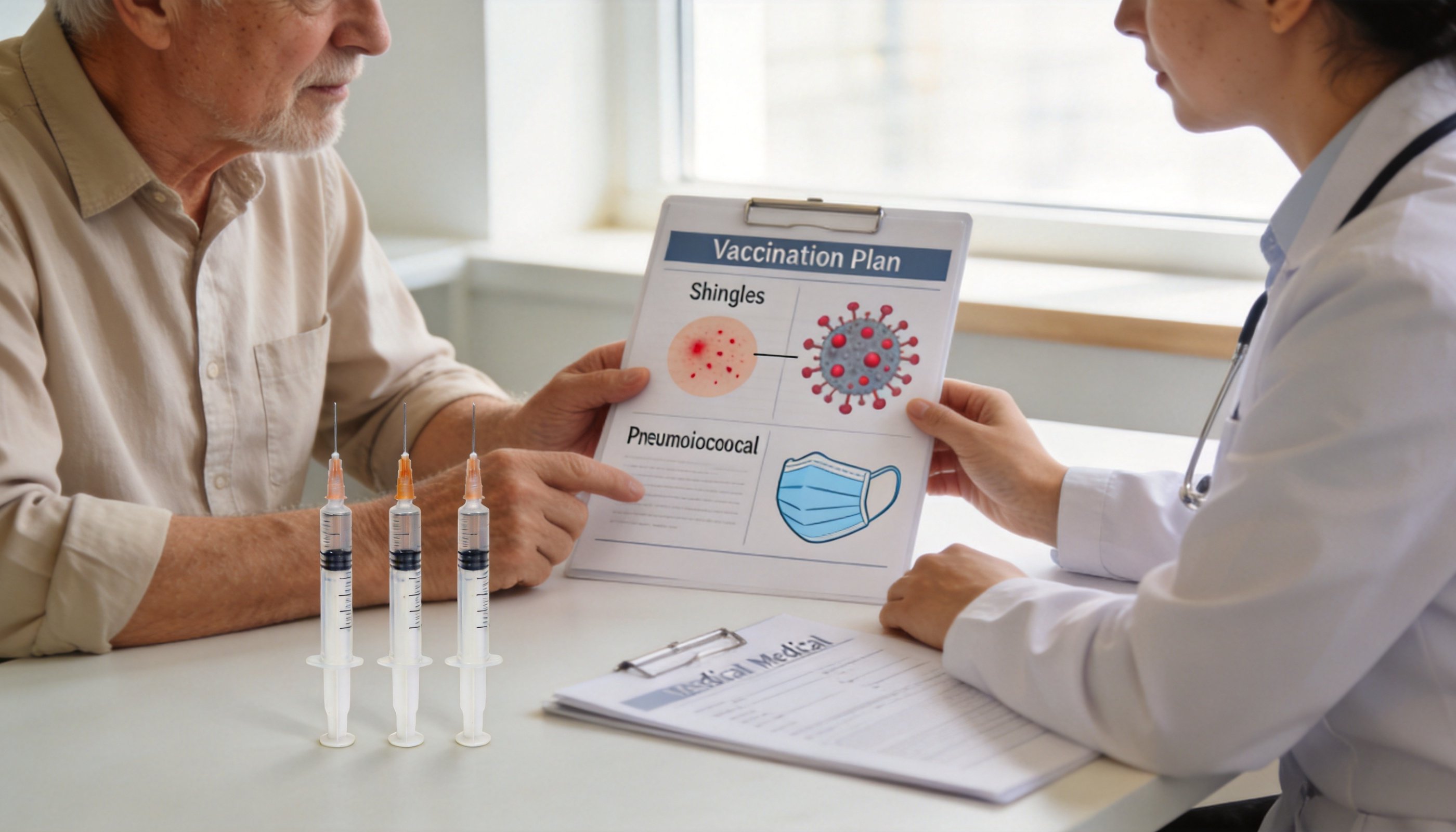 Прививки после 50: кому нужны Shingrix, вакцина от пневмококка и защита от RSV
